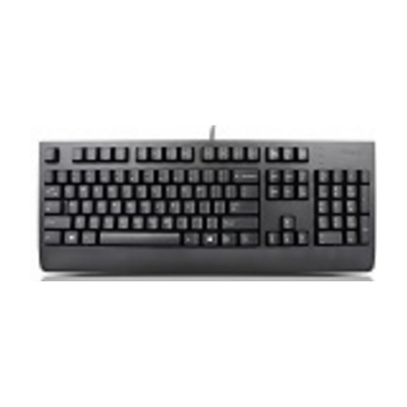 Lenovo 4X30M86889 clavier Universel USB QWERTY Néerlandais Noir