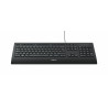 Logitech K280E Pro f/ Business clavier Bureau USB QWERTZ Suisse Noir
