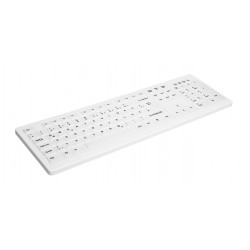 CHERRY AK-C8100F-UVS-W/FR clavier Médical USB AZERTY Français Blanc