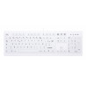CHERRY AK-C8100F-UVS-W/FR clavier Médical USB AZERTY Français Blanc