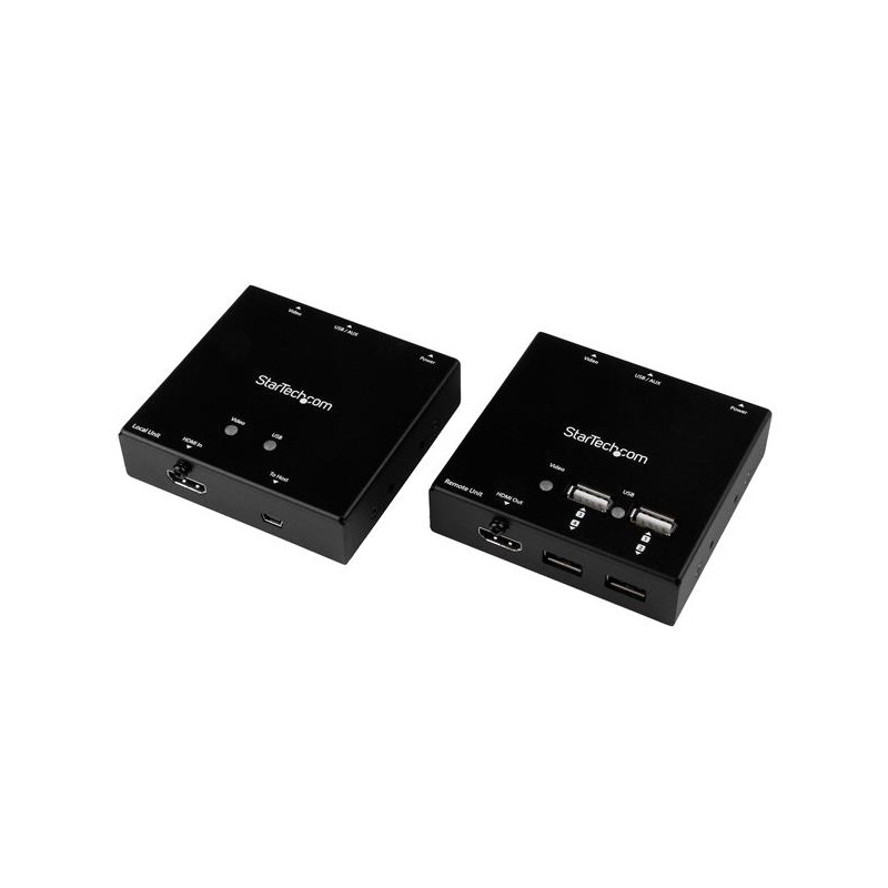 StarTech.com Extendeur HDMI sur Cat6 à 50 m avec hub USB 2.0 à 4 ports - 1080p