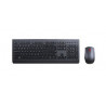 Lenovo 4X30H56799 clavier Souris incluse Bureau RF sans fil AZERTY Belge, Français Noir