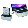 Freecom Hard Drive Dock Quattro Noir, Argent