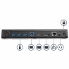 StarTech.com Station d'Accueil USB 3.0 Double Écran avec HDMI et DisplayPort 4K - USB 3.0 vers 4x USB-A, Ethernet, HDMI et DP 