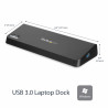 StarTech.com Station d'Accueil USB 3.0 Double Écran avec HDMI et DisplayPort 4K - USB 3.0 vers 4x USB-A, Ethernet, HDMI et DP 