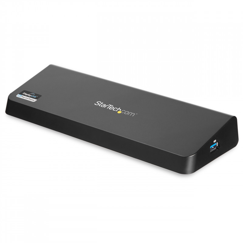 StarTech.com Station d'Accueil USB 3.0 Double Écran avec HDMI et DisplayPort 4K - USB 3.0 vers 4x USB-A, Ethernet, HDMI et DP 
