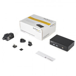 StarTech.com Commutateur KVM HDMI USB 2 ports avec audio et concentrateur USB 2.0