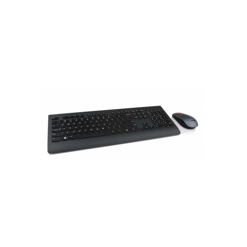 Lenovo 4X30H56829 clavier Souris incluse Universel RF sans fil QWERTY Anglais américain Noir