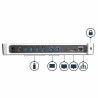 StarTech.com Station d'accueil USB 3.0 pour deux PC portables - KVM - Partagez un clavier, une souris, 2 écrans et des fichier