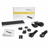 StarTech.com Station d'accueil USB 3.0 pour deux PC portables - KVM - Partagez un clavier, une souris, 2 écrans et des fichier