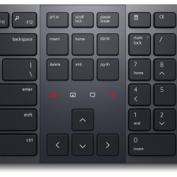 DELL KB900 clavier Bureau RF sans fil + Bluetooth AZERTY Français Graphite