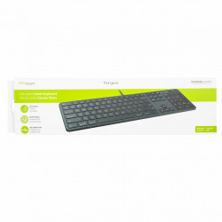 Targus EcoSmart AKB874UK clavier Universel USB QWERTY Anglais britannique Noir
