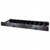 APC NetShelter - Gestionnaire câbles horizontal - 1U x 6p de profondeur - avec capot