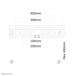 Neomounts LED-W040 Support pour écran mural 23-52" - ultra-plat