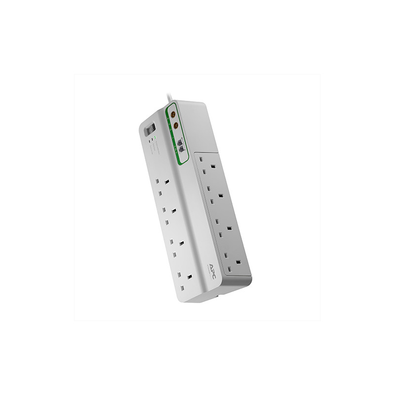 APC SurgeArrest Blanc 8 sortie(s) CA 230 V 3 m