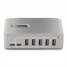 StarTech.com Hub USB-C à 10 Ports - 8x USB-A et 2x USB-C - Hub USB Type-C Auto-Alimenté avec Bloc d'Alimentation 65W - USB 3.
