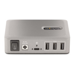 StarTech.com Hub USB-C à 10 Ports - 8x USB-A et 2x USB-C - Hub USB Type-C Auto-Alimenté avec Bloc d'Alimentation 65W - USB 3.