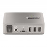 StarTech.com Hub USB-C à 10 Ports - 8x USB-A et 2x USB-C - Hub USB Type-C Auto-Alimenté avec Bloc d'Alimentation 65W - USB 3.