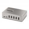 StarTech.com Hub USB-C à 10 Ports - 8x USB-A et 2x USB-C - Hub USB Type-C Auto-Alimenté avec Bloc d'Alimentation 65W - USB 3.