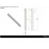StarTech.com Panneau de gestion de câbles 0U de 91 cm pour rack - Guide-câbles avec anneaux