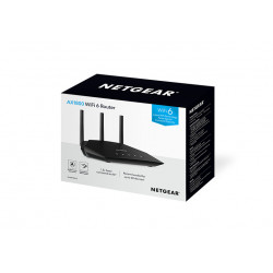 NETGEAR Nighthawk 4-Stream AX1800 WiFi 6 Router (RAX10) routeur sans fil Gigabit Ethernet Bi-bande (2,4 GHz / 5 GHz) Noir
