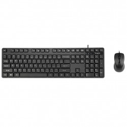 Targus BUS0423UK clavier Souris incluse Bureau USB QWERTY Noir