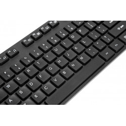 Targus BUS0423UK clavier Souris incluse Bureau USB QWERTY Noir