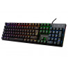 SureFire KingPin M2 clavier Jouer USB AZERTY Français Noir, Métallique