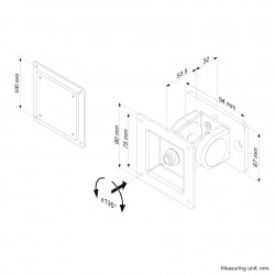 Neomounts FPMA-DTBW100 Support d'écran 10-30" - inclinaison et rotation