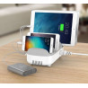 Compulocks 10PUSBDKS-UK Organiseur de station de chargement Autonome Gris, Blanc