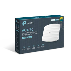 TP-Link Omada EAP245 1750 Mbit/s Blanc Connexion Ethernet, supportant l'alimentation via ce port (PoE)