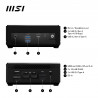 MSI Cubi N ADL-N100 BB 0.66L sized PC Noir Intel SoC 3,4 GHz