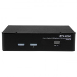 StarTech.com Commutateur KVM 2 Ports DisplayPort, USB et Audio - Switch KVM - 2560x1600