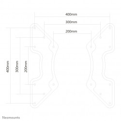 Neomounts FPMA-VESA440 Adaptateur VESA 27-60"