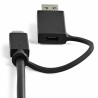 StarTech.com Station d'Accueil Universelle pour Ordinateur Portable, Station d'Accueil Hybride USB-C & USB-A, Dual 4K DP & HDMI