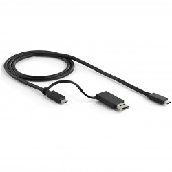 StarTech.com Station d'Accueil Universelle pour Ordinateur Portable, Station d'Accueil Hybride USB-C & USB-A, Dual 4K DP & HDMI