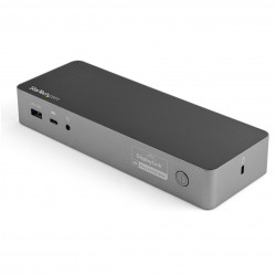 StarTech.com Station d'Accueil Universelle pour Ordinateur Portable, Station d'Accueil Hybride USB-C & USB-A, Dual 4K DP & HDMI