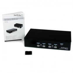 StarTech.com Commutateur KVM 4 Ports VGA USB, Montage en Rack - Switch KVM - 1920x1440