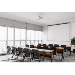 Neomounts BEAMER-C80WHITE Support de plafond pour vidéoprojecteur - h13-20 cm - orientable