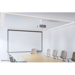 Neomounts BEAMER-C80WHITE Support de plafond pour vidéoprojecteur - h13-20 cm - orientable