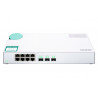 QNAP QSW-308S commutateur réseau Non-géré Gigabit Ethernet (10/100/1000) Blanc
