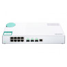 QNAP QSW-308-1C commutateur réseau Non-géré Gigabit Ethernet (10/100/1000) Blanc