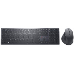 DELL KM900 clavier Souris incluse Bureau RF sans fil + Bluetooth AZERTY Français Graphite