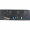 StarTech.com Commutateur KVM HDMI 2.0, 2 Ports, 2 Écrans - 4K 60Hz Ultra HDR - Commutateur KVM de Bureau 4K HDMI 2.0 avec Hub 