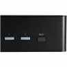 StarTech.com Commutateur KVM HDMI 2.0, 2 Ports, 2 Écrans - 4K 60Hz Ultra HDR - Commutateur KVM de Bureau 4K HDMI 2.0 avec Hub 