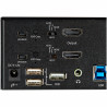 StarTech.com Commutateur KVM HDMI 2.0, 2 Ports, 2 Écrans - 4K 60Hz Ultra HDR - Commutateur KVM de Bureau 4K HDMI 2.0 avec Hub 