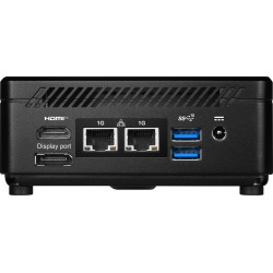 MSI Cubi N ADL-001EU Intel® N N200 4 Go DDR4-SDRAM 128 Go SSD Windows 11 Pro Mini PC Noir