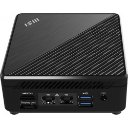 MSI Cubi N ADL-001EU Intel® N N200 4 Go DDR4-SDRAM 128 Go SSD Windows 11 Pro Mini PC Noir