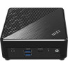 MSI Cubi N ADL-002EU Intel® N N100 4 Go DDR4-SDRAM 128 Go SSD Windows 11 Pro Mini PC Noir