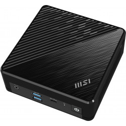 MSI Cubi N ADL-002EU Intel® N N100 4 Go DDR4-SDRAM 128 Go SSD Windows 11 Pro Mini PC Noir